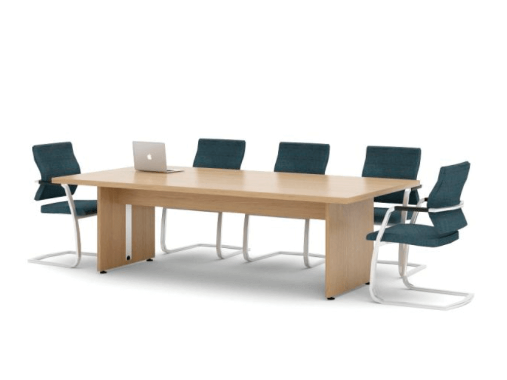 Carliana – Round And Rectangular Shape Meeting Table 02