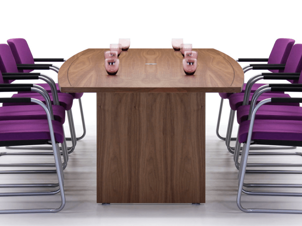 Carliana – Round And Rectangular Shape Meeting Table 05
