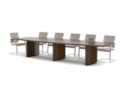 Venezio – Rectangular & Barrel Shaped Meeting Table 03
