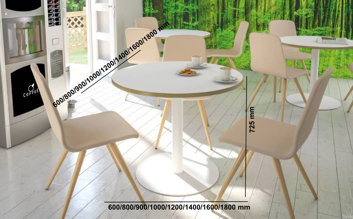 Novara 1 – Circular, Square And Shaped Square Top Meeting Table With Multiple Leg Options Middle Novara 1 – Circular, Square And Shaped Square Top Meeting Table With Multiple Leg Options Middle
