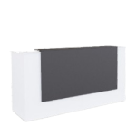 Desk with Overhang Panel