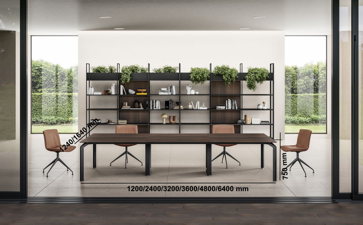Romola 7 – Meeting Table With Melaminetop And Aluminium Leg Middle Romola 7 – Meeting Table With Melaminetop And Aluminium Leg Middle