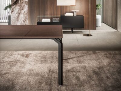 Vinny 10 – Executive Desk With Leather Top And Optional Return & Credenza Unit 5