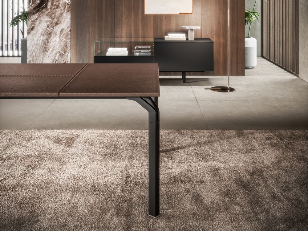 Vinny 10 – Executive Desk With Leather Top And Optional Return & Credenza Unit 5