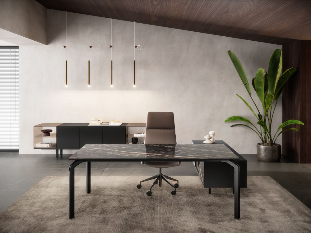 Vinny 6 – Laminam Top Executive Desk 2