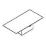 Edda Height Adjustable Rectangular Meeting Table Sketch1
