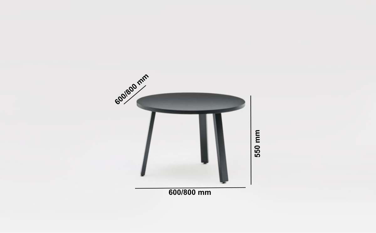 Zoyla – Coffee Table With Round, Square And Rectangular Top Middle Zoyla – Coffee Table With Round, Square And Rectangular Top Middle