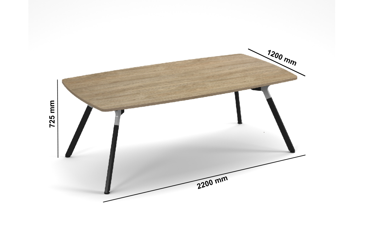 Amaro 1 Round, Square And Rectangular Meeting Table With A Frame Legs Middle Amaro 1 Round, Square And Rectangular Meeting Table With A Frame Legs Middle
