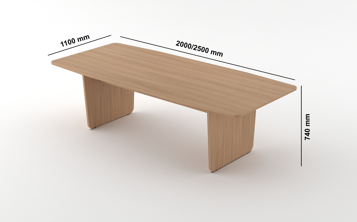 Glada 3 Barrel Shaped Meeting Table With Multiple Legs Middle Glada 3 Barrel Shaped Meeting Table With Multiple Legs Middle