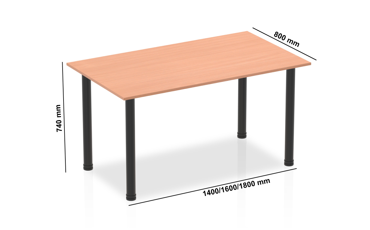 Etta 7 Straight And D End Shaped Meeting Table With Post Leg Size Images Etta 7 Straight And D End Shaped Meeting Table With Post Leg Size Images
