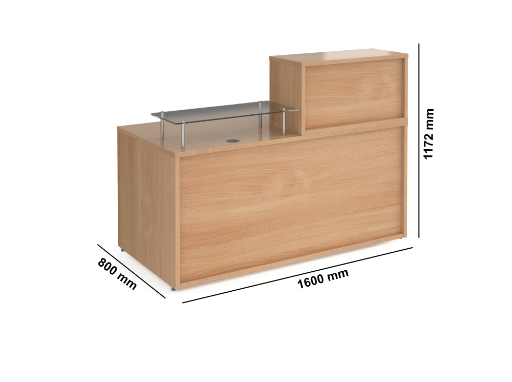 Ilaria Straight Reception Desk Middle Ilaria Straight Reception Desk Middle