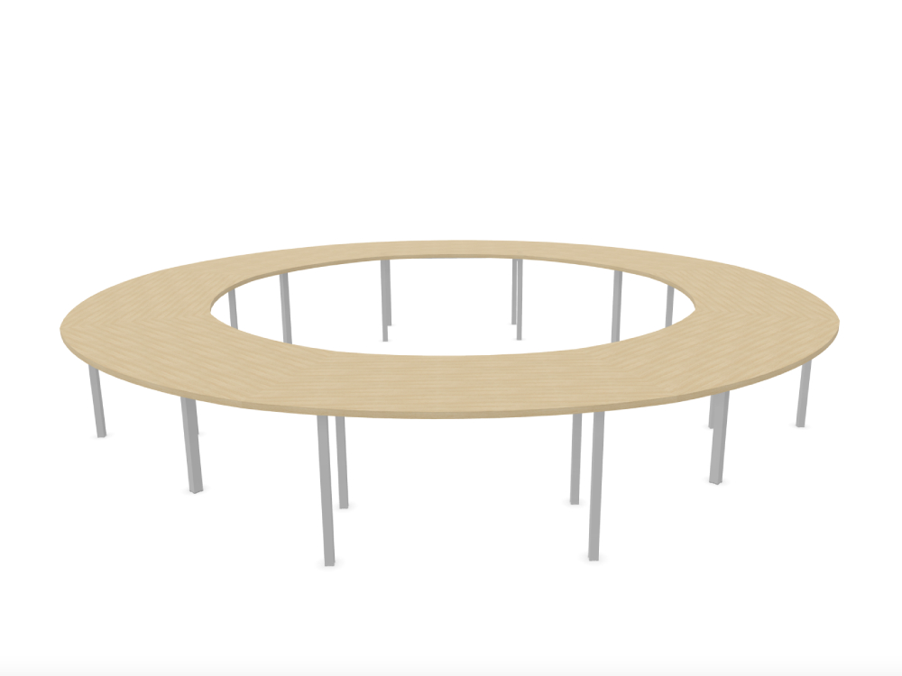 Maso 2 Round And Oval Shaped Meeting Table 4