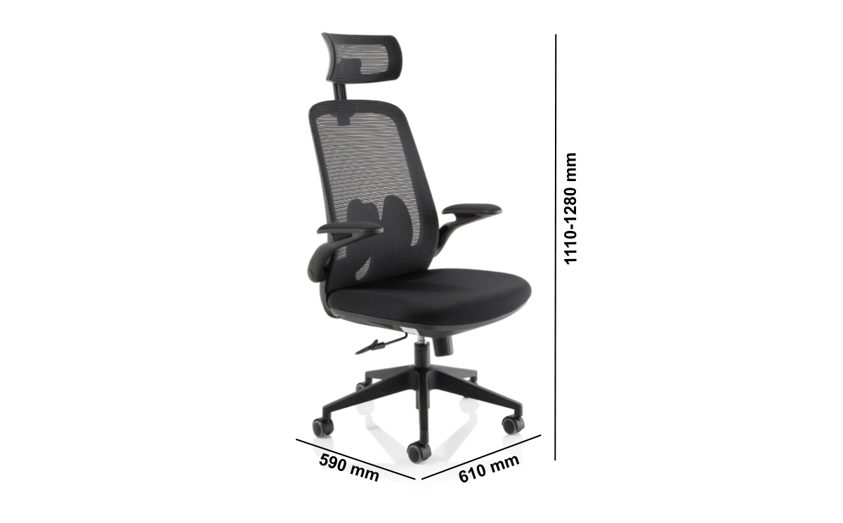 Matilde – Executive Mesh Chair With Headrest Middle Matilde – Executive Mesh Chair With Headrest Middle
