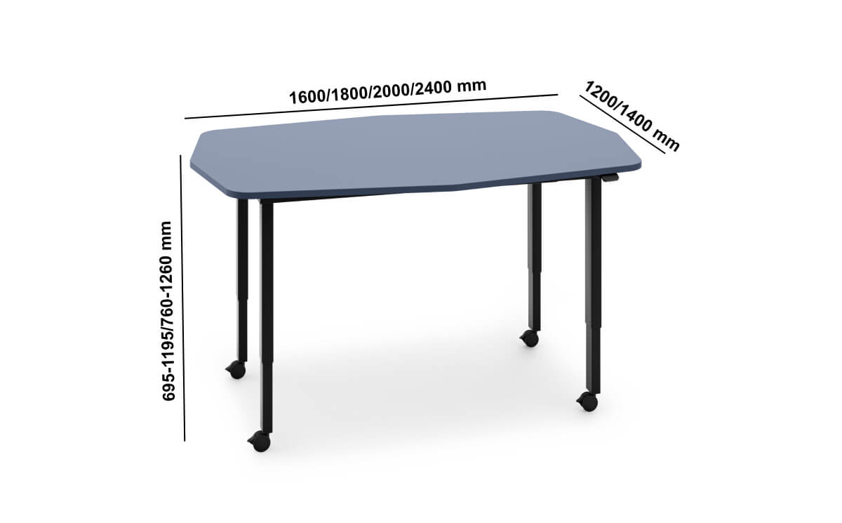 Jax – Height Adjustable Meeting Table With Optional Hoop Leg Size Img Jax – Height Adjustable Meeting Table With Optional Hoop Leg Size Img
