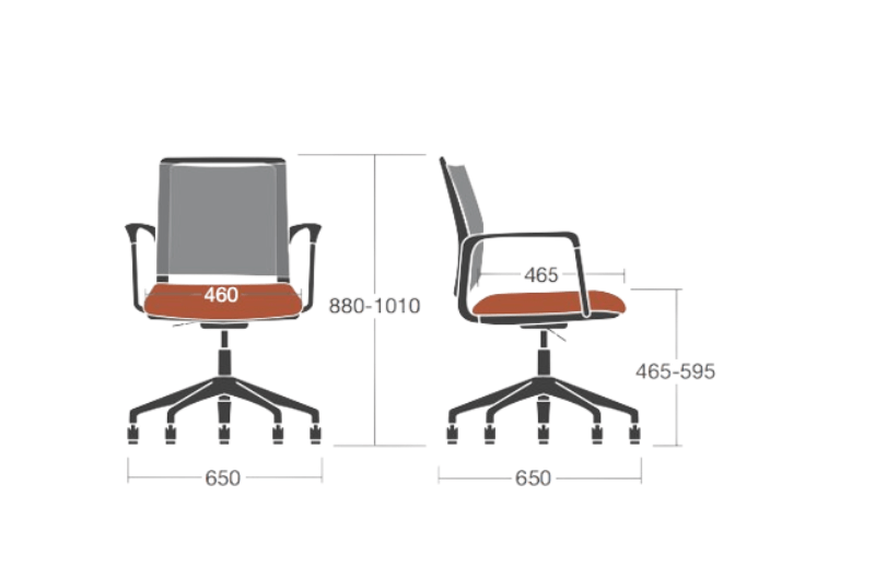 Amy 1 – Multi Purpose Chair With Mesh Back Dimensions Img Amy 1 – Multi Purpose Chair With Mesh Back Dimensions Img