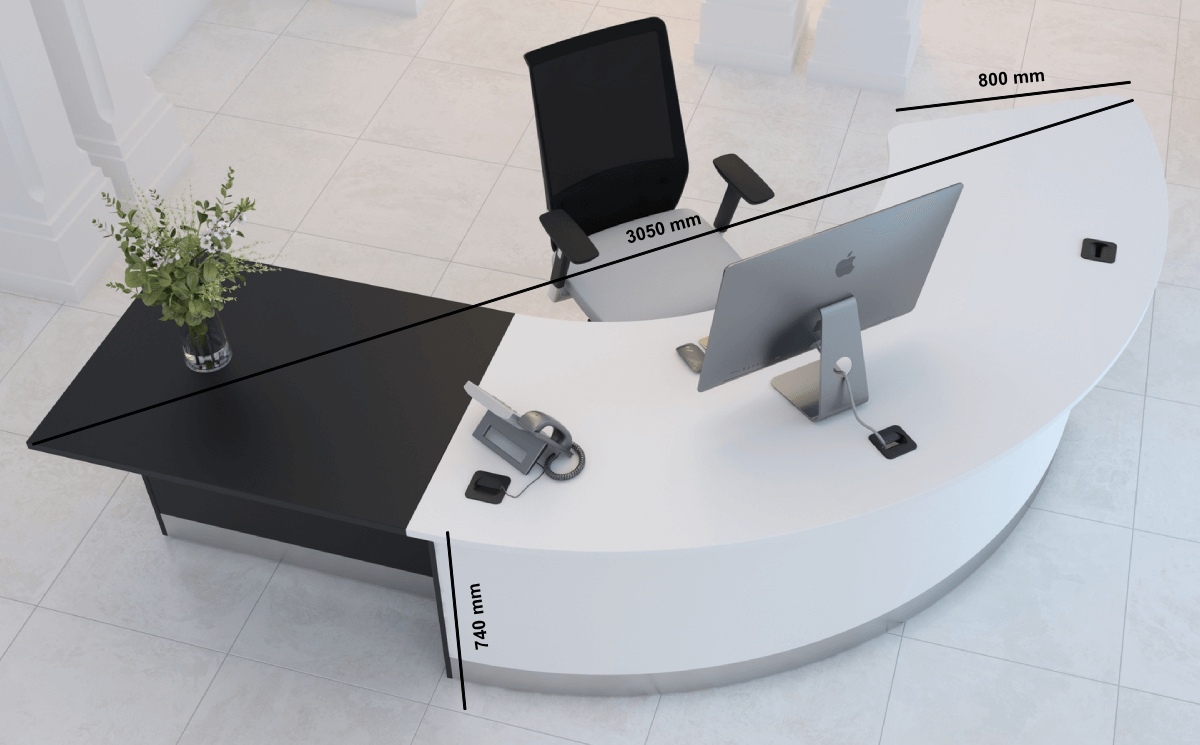 Charli Reception Desk With Dda Access Unit Dimensions Img (1) Charli Reception Desk With Dda Access Unit Dimensions Img