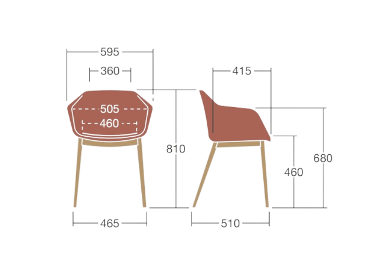 Jiana – Multi Purpose Chair Dimensions Img Jiana – Multi Purpose Chair Dimensions Img