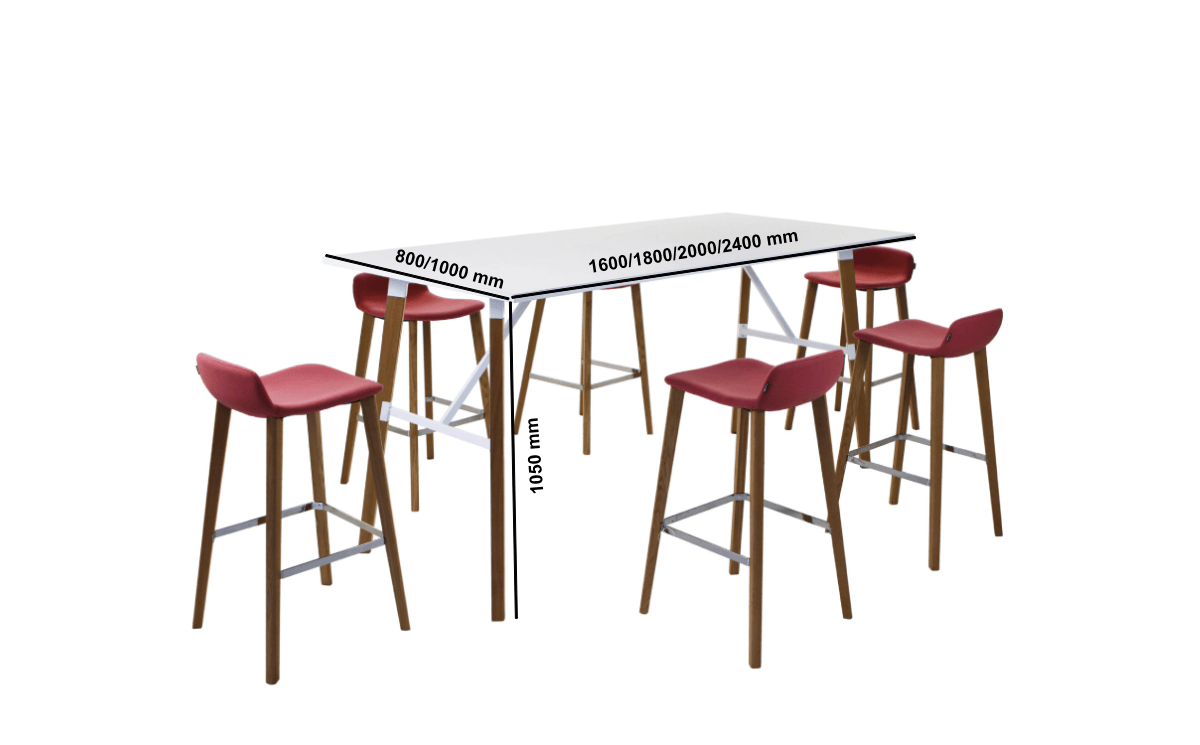 Arnaldo 1- Rectangular High Meeting Table Dimensions Img Arnaldo 1- Rectangular High Meeting Table Dimensions Img