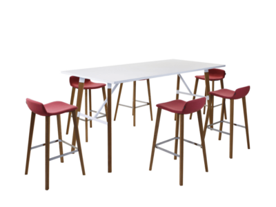 Arnaldo 1- Rectangular High Meeting Table Main Img