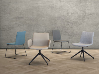 Omero Mutlipurpose Chair With Wooden Metal Legs 18