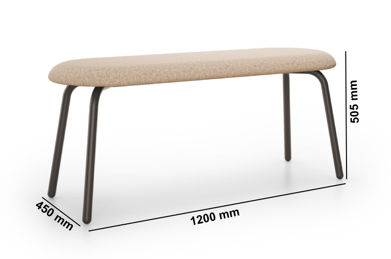 Orsa 1 Upholstered Seating Stool And Bench Size Orsa 1 Upholstered Seating Stool And Bench Size